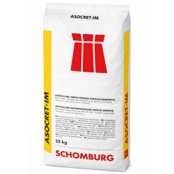 ASOCRET-IM ( АСОСКРЕТ-ІМ, уп 25кг, 2кг/м.п. (20х20мм) - кристалоутворювальний ремонтний розчин для бетону